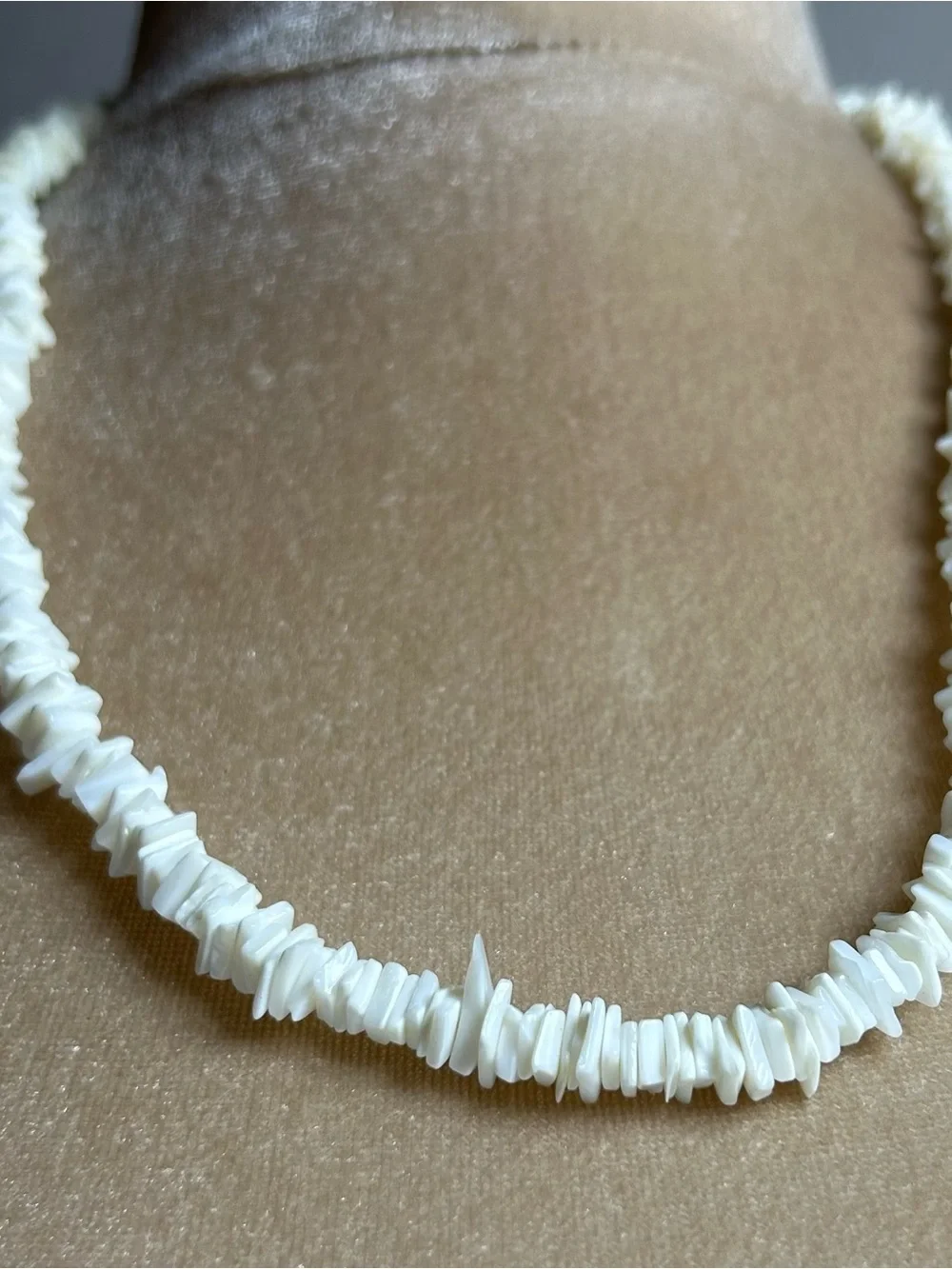 puka shell chip necklace